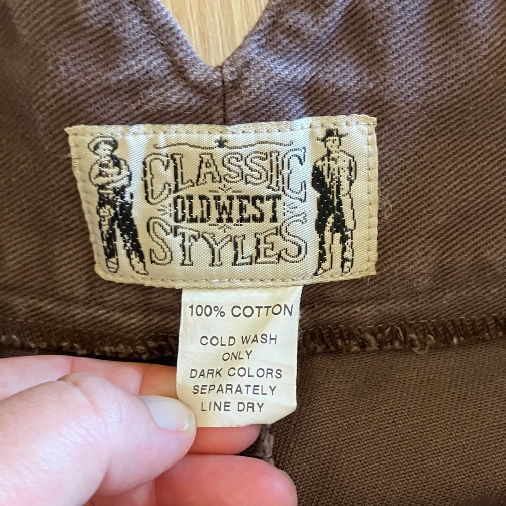 34 Classic Oldwest Style Western Cinch Riding Pants Cowboy Reenactment - Picture 10 of 11